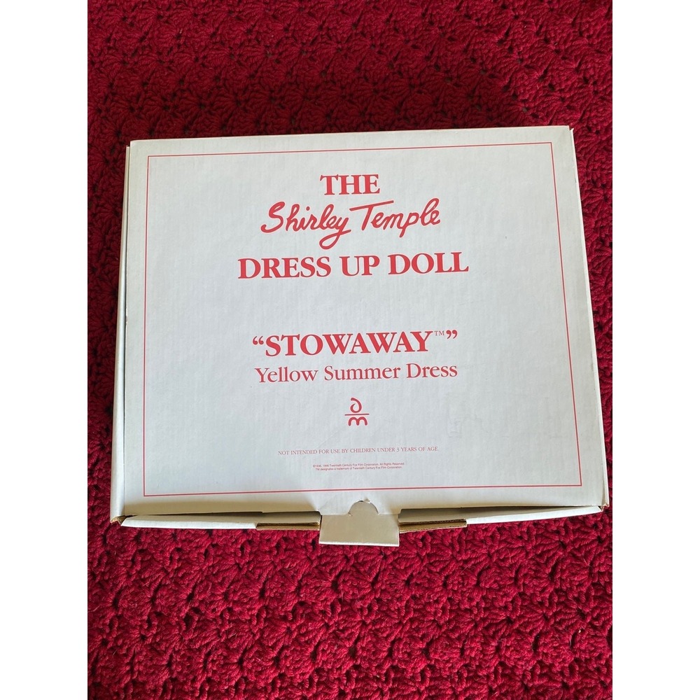The Shirley Temple Dress Up Doll Outfit - Stowaway : Yellow Summer Dress‎